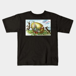 Victorian Easter Greetings Kids T-Shirt